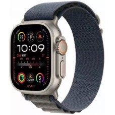   Apple Watch ULTRA 2 Titanium Case Blue Alpine Loop Medium   49mm