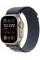   Apple Watch ULTRA 2 Titanium Case Blue Alpine Loop Medium   49mm