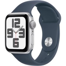 Смарт-годинник Apple Watch SE 2 GPS 40mm Silver Aluminium Case with Storm Blue Sport Band S/M (MRE13)