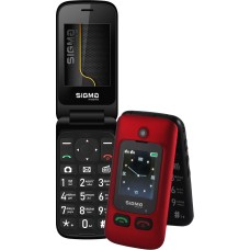Мобільний телефон Sigma mobile Comfort 50 Shell Duo Type-C Black-Red (UA)
