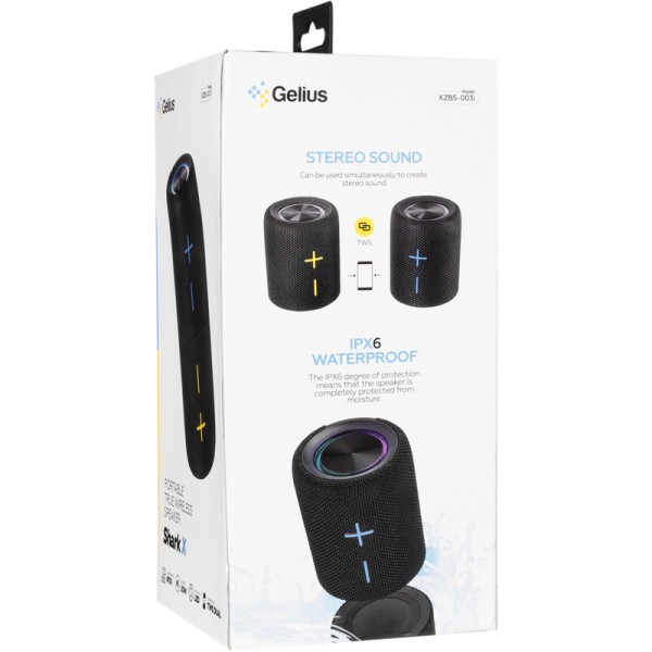Bluetooth колонка Gelius Shark X KZBS-003i Black Bluetooth колонка Gelius Shark X KZBS-003i Black