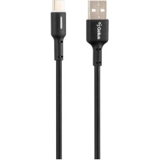 Кабель USB Gelius Lumin Lamp GP-UC100C USB-A to Type-C (1m) (18W) Black