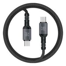Кабель MAKE Type-C to Type-C PD 65W 1м Denim Grey