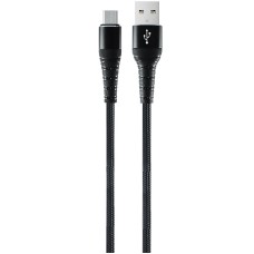 Кабель USB Gelius Fast Speed 2 GP-UC05m MicroUSB (1м) (22.5W) Black