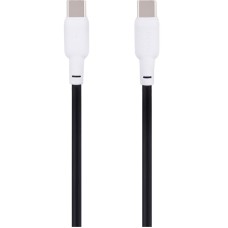 Кабель USB Gelius Full Silicon GP-UCN001CC Type-C to Type-C (1.2м) (60W) Black/White