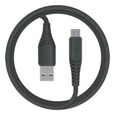 Кабель MAKE Micro-USB 2.4A 1м PVC Black