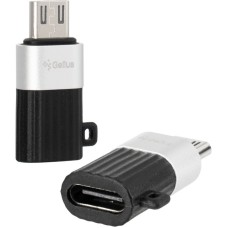 Адаптер Gelius OTG Type-C to Micro GP-OTG007 Black/Gray