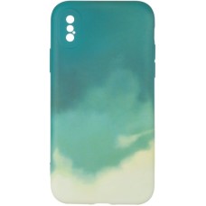 Чохол Watercolor Case для iPhone X Green