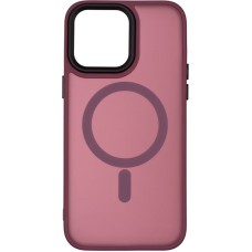 Чохол Color Bumper Case (MagSafe) для iPhone 14 Pro Max Bordo