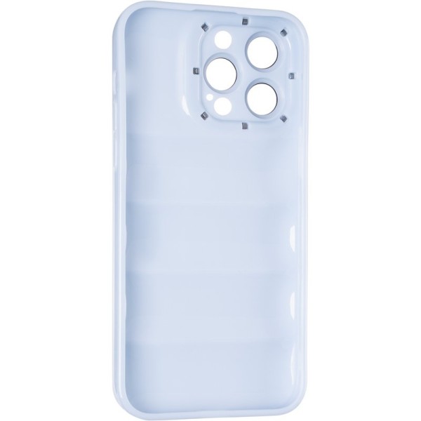 Чохол Down Jacket Frame для iPhone 14 Pro Max Light Blue Чохол Down Jacket Frame для iPhone 14 Pro Max Light Blue