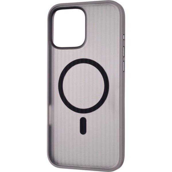 Чохол Edge Comfort (Magsafe) для Iphone 16 Grey/Black Чохол Edge Comfort (Magsafe) для Iphone 16 Grey/Black