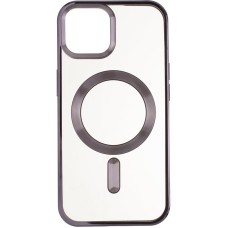 Чохол Chrome Frame Case (MagSafe) для iPhone 15 Deep Purple
