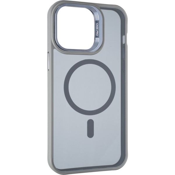 Чохол Elegant Bumper Case Camera stand (MagSafe) для iPhone 13 Pro Grey Чохол Elegant Bumper Case Camera stand (MagSafe) для iPhone 13 Pro Grey