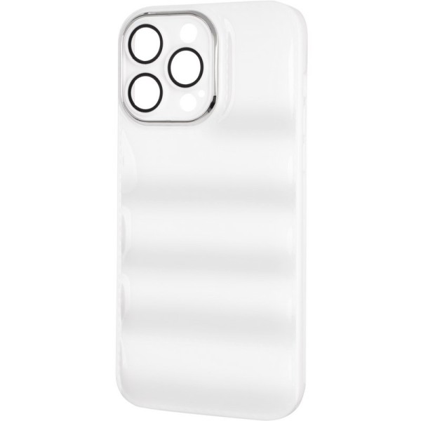 Чохол Down Jacket Frame для iPhone 15 Pro Max White Чохол Down Jacket Frame для iPhone 15 Pro Max White