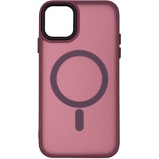Чохол Color Bumper Case (MagSafe) для iPhone 11 Bordo