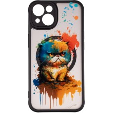 Чохол Gelius Print Case UV (Magsafe) для iPhone 14 Fluffy Cat