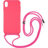 Чохол Wave Case для iPhone XS Max + ремінець Rose