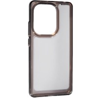 Чохол Silicon Space Case (з боковою кнопкою) для Xiaomi Redmi Note 13 Pro 4G / Poco M6 Pro 4G Transparent/Black