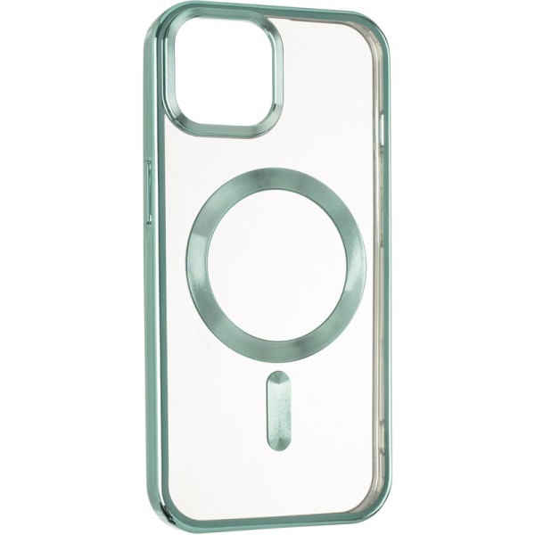 Чохол Chrome Frame Case (MagSafe) для iPhone 14 Pro Max Green Чохол Chrome Frame Case (MagSafe) для iPhone 14 Pro Max Green