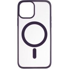 Чохол Bumper Case TPU (MagSafe) для iPhone 12 Dark Purple