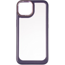 Чохол Carbon Style Bumper Case для iPhone 14 Purple