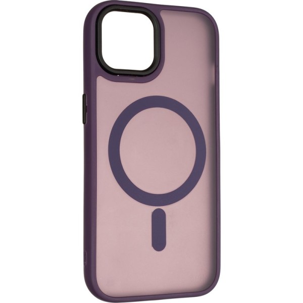 Чохол Color Bumper Case (MagSafe) для iPhone 15 Purple Чохол Color Bumper Case (MagSafe) для iPhone 15 Purple