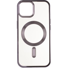 Чохол Chrome Frame Case (MagSafe) для iPhone 14 Deep Purple