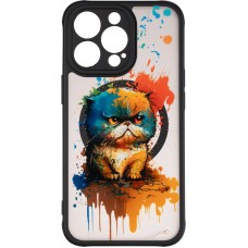 Чохол Gelius Print Case UV (Magsafe) для iPhone 13 Pro Fluffy Cat