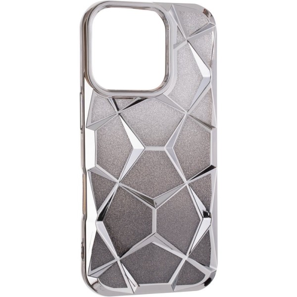 Чохол Abstraction Color Case для iPhone 14 + sparkles (box) Silver Чохол Abstraction Color Case для iPhone 14 + sparkles (box) Silver