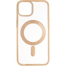 Чохол Chrome Frame Case (MagSafe) для iPhone 15 Pro Gold