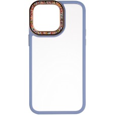 Чохол Swarovski Case New для iPhone 14 Pro Max Blue