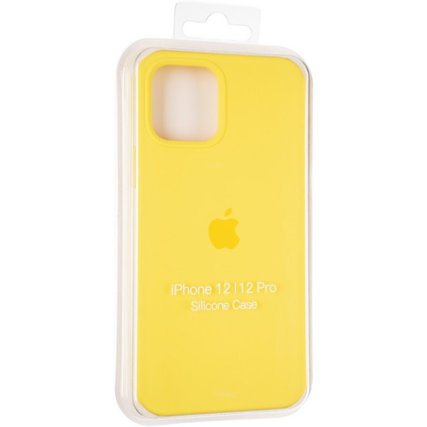 Чохол Original Full Soft Case для iPhone 12/12 Pro Canary Yellow Чохол Original Full Soft Case для iPhone 12/12 Pro Canary Yellow