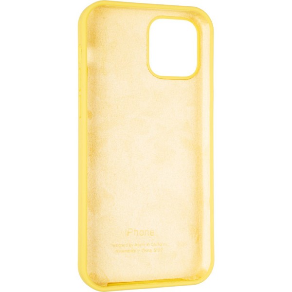 Чохол Original Full Soft Case для iPhone 12/12 Pro Canary Yellow Чохол Original Full Soft Case для iPhone 12/12 Pro Canary Yellow
