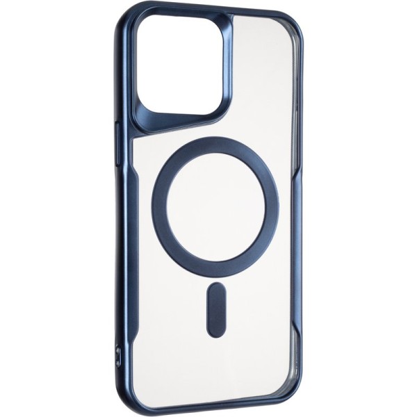Чохол Casual Frame Case (MagSafe) для iPhone 16 Pro Deep Blue Чохол Casual Frame Case (MagSafe) для iPhone 16 Pro Deep Blue