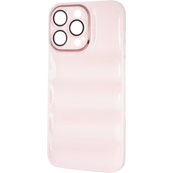 Чохол Down Jacket Frame для iPhone 14 Pro Pink Чохол Down Jacket Frame для iPhone 14 Pro Pink