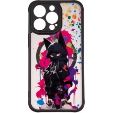 Чохол Gelius Print Case UV (Magsafe) для iPhone 13 Pro Gateway cat Pink