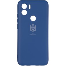 Чохол Full Soft Case (Ukrainian) для Poco C50 Blue