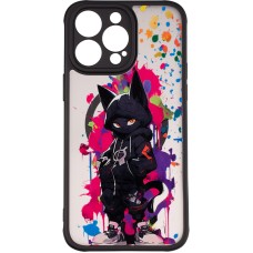 Чохол Gelius Print Case UV (Magsafe) для iPhone 14 Pro Max Gateway cat Pink