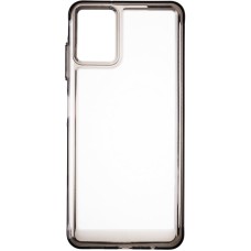 Чохол Silicon Space Case (з боковою кнопкою) для Samsung A06 Transparent/Black