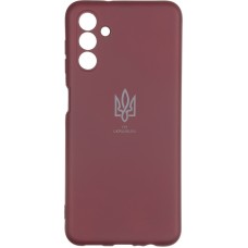 Чохол Full Soft Case (Ukrainian) для Samsung A047 (A04s) Marsala