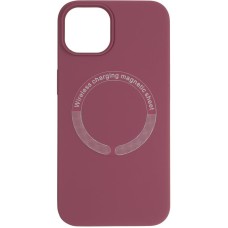 Чохол Full Soft Case (MagSafe) для iPhone 14 Marsala