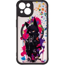 Чохол Gelius Print Case UV (Magsafe) для iPhone 14 Gateway cat Pink