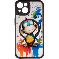 Чохол Gelius Print Case UV (Magsafe) для iPhone 14 Monkey
