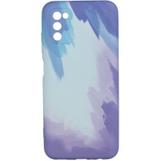Чохол Watercolor Case для Samsung A037 (A03s) Blue