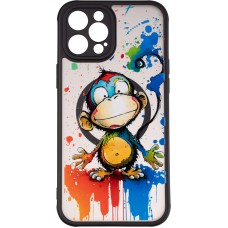 Чохол Gelius Print Case UV (Magsafe) для iPhone 12 Pro Max Monkey
