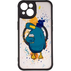 Чохол Gelius Print Case UV (Magsafe) для iPhone 14 Coffee Duck