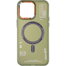 Чохол Gelius Resistant Shield (Magsafe) Case для iPhone 15 Pro Max Green