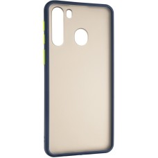 Чохол Gelius Bumper Mat Case для Samsung A215 (A21) Blue