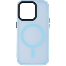 Чохол Color Bumper Case (MagSafe) для iPhone 14 Pro Max Light Blue