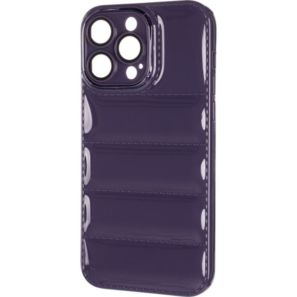 Чохол Down Jacket Frame для iPhone 13 Deep Purple Чохол Down Jacket Frame для iPhone 13 Deep Purple